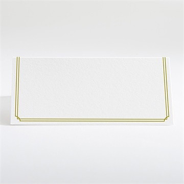 Marque-place mariage classique - Dos du marque-place