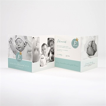 Faire-part naissance a star is born - Intérieur du faire-part