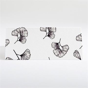 Marque-place mariage univers retro - Dos du marque-place