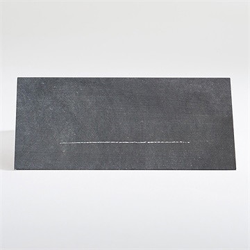 Marque-place mariage champêtre sur ardoise - Dos du marque-place