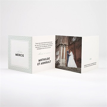 Remerciement mariage pop art - Intérieur de la carte