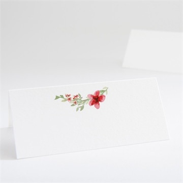 Marque-place mariage farandole végétale