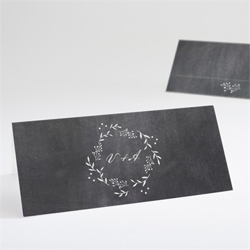 Marque-place mariage gravure sur ardoise