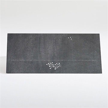 Marque-place mariage gravure sur ardoise - Dos du marque-place