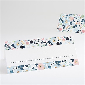 Marque-place mariage liberty chic