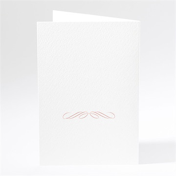 Menu mariage musique vintage - Dos du menu