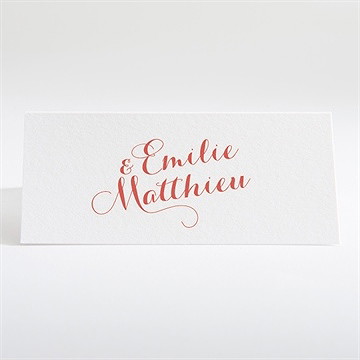 Marque-place mariage musique vintage - Dos du marque-place