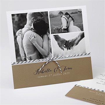 Faire-part mariage amour toujours