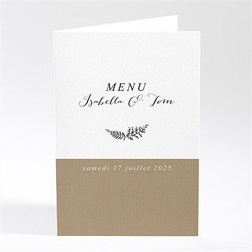 Menu mariage amour toujours