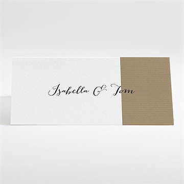 Marque-place mariage amour toujours - Dos du marque-place