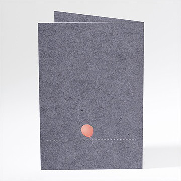 Menu mariage voiture classique - Dos du menu