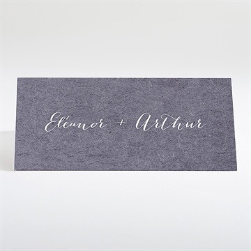 Marque-place mariage voiture classique - Dos du marque-place