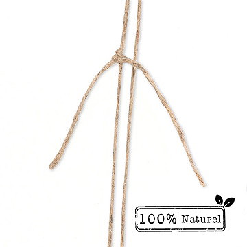 Faire-part mariage ronde de bonheur - Détail de la ficelle