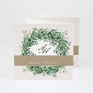 Faire-part mariage ronde de bonheur - Détail du faire-part