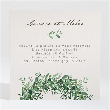 Carton d'invitation mariage ronde de bonheur