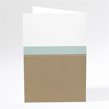 Menu mariage naturel - Dos du menu