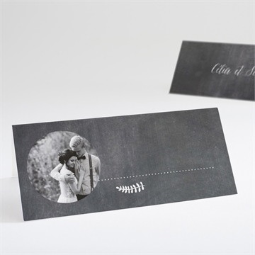 Marque-place mariage annonce ardoisée