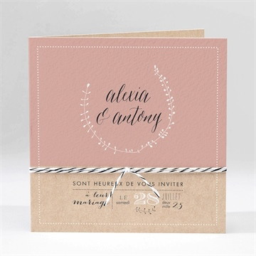 Faire-part mariage célébration d'amour