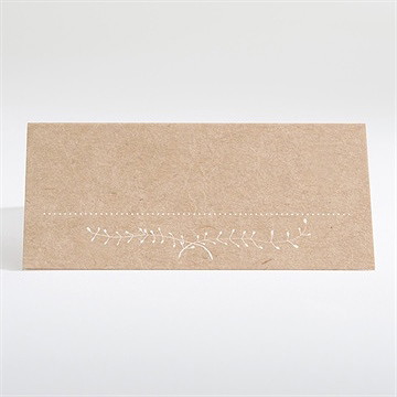 Marque-place mariage célébration d'amour - Dos du marque-place