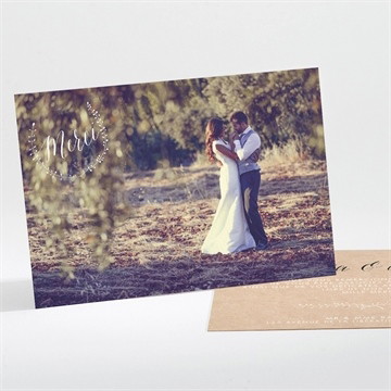 Remerciement mariage célébration d'amour