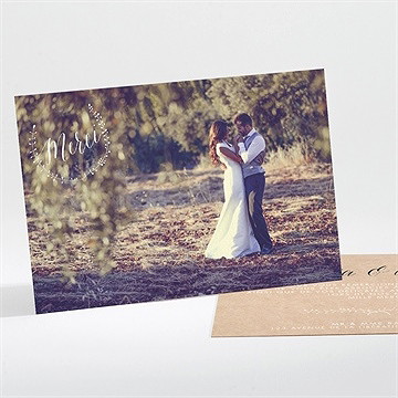 Remerciement mariage célébration d'amour