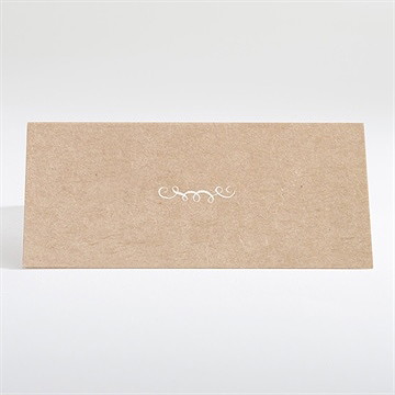 Marque-place mariage reportage photo - Dos du marque-place