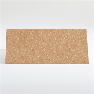 Marque-place mariage notre roman photo - Dos du marque-place