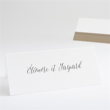 Marque-place mariage kraft et ficelle