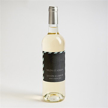 Etiquette de bouteille mariage ecrire notre histoire - Mise en situation