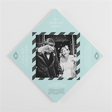 Remerciement mariage ecrire notre histoire - Intérieur de la cocotte pliée