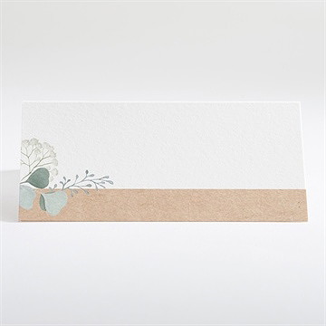 Marque-place mariage bonheur - Dos du marque-place