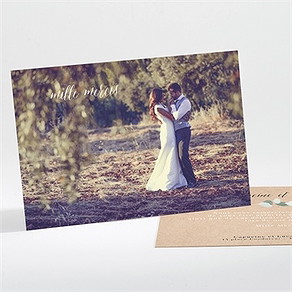 Remerciement mariage bel eucalyptus