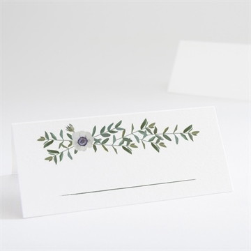 Marque-place mariage couronne d'olivier