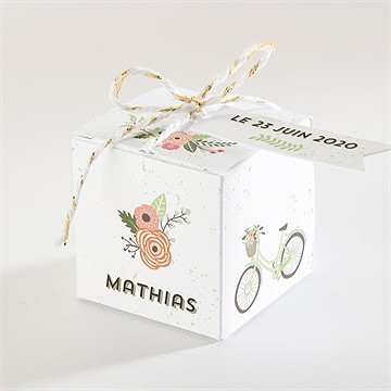 Boîte de dragées mariage en tandem