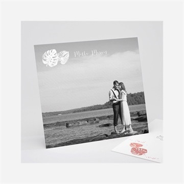 Remerciement mariage ronde chaude