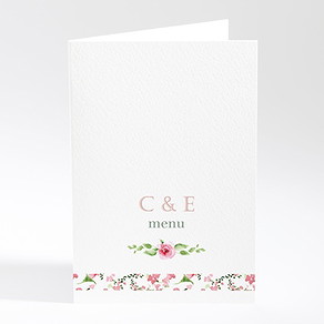 Menu mariage fraicheur