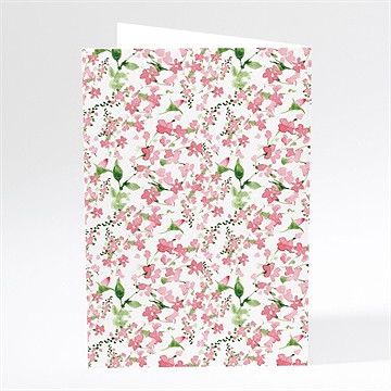 Menu mariage fraicheur - Dos du menu