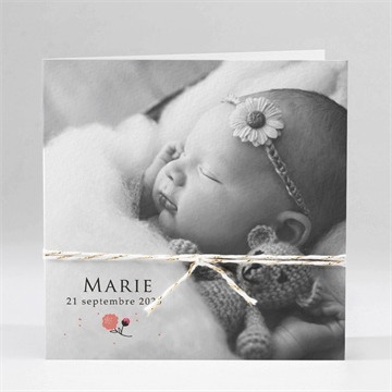 Faire-part naissance douce aquarelle