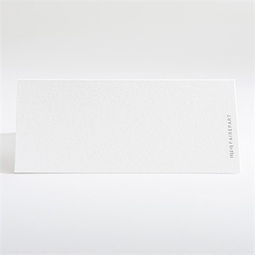 Marque-place mariage esperluette liberty - Dos du marque-place