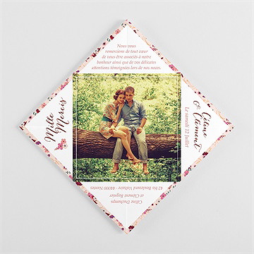 Remerciement mariage esperluette liberty - Intérieur de la cocotte