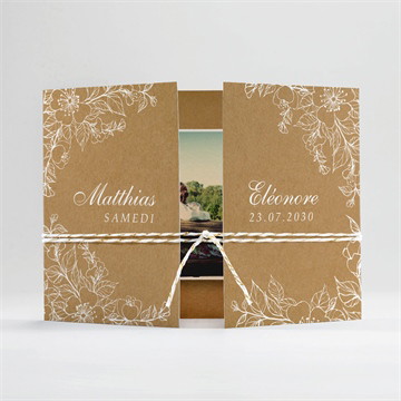 Faire-part mariage belle découverte