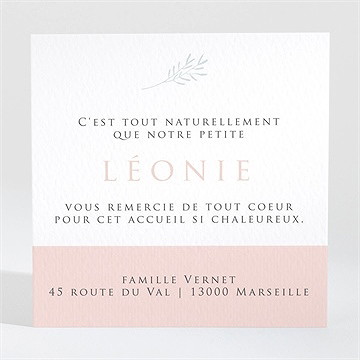 Remerciement naissance 3 photos pour une princesse