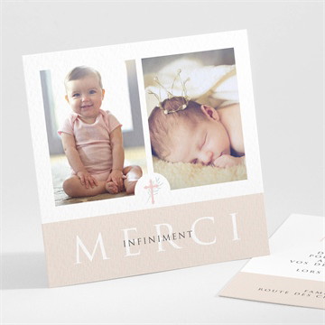 Remerciement baptême poésie minimaliste