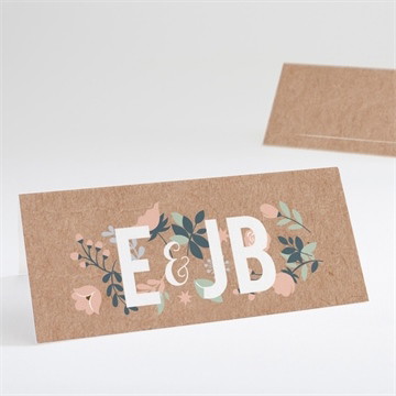 Marque-place mariage délicat dénouement