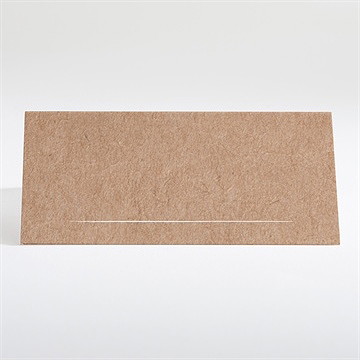 Marque-place mariage délicat dénouement - Dos du marque-place