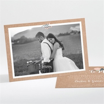 Remerciement mariage délicat dénouement