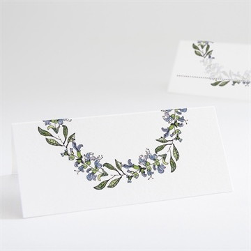 Marque-place mariage végétal retro