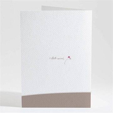 Livret de messe mariage coeur arabesque - Dos du livret