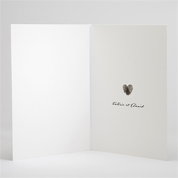 Livret de messe mariage coeur croisé - Intérieur du livret