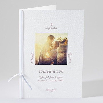 Livret de messe mariage roman photo